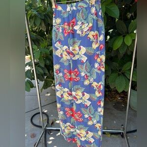 Ralph Lauren Blue Floral Pants